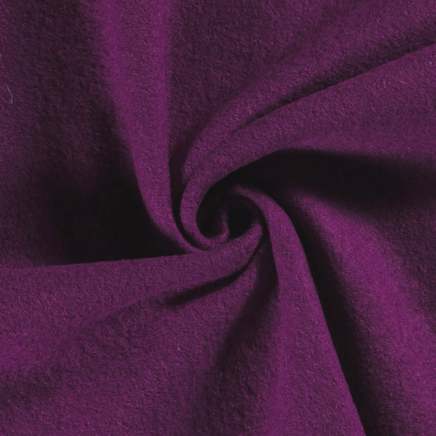 Chiffon en laine tissu Unicolore Magenta