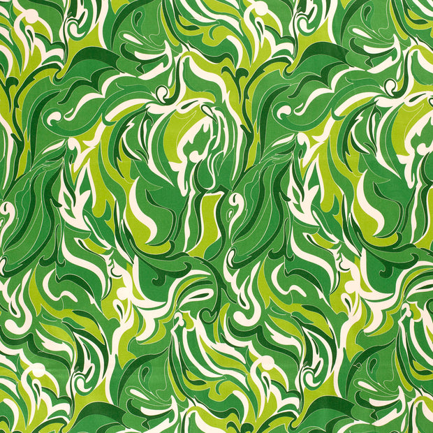 Cotton Satin fabric Green silk matte 