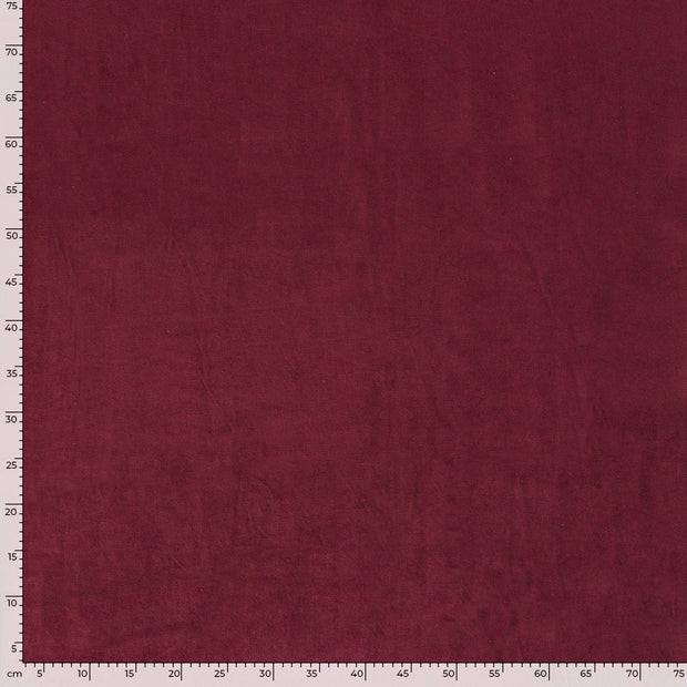 Needlecord Stretch 16w fabric Unicolour Bordeaux