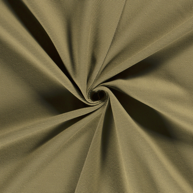 Waffle piqué fabric Olive Green 