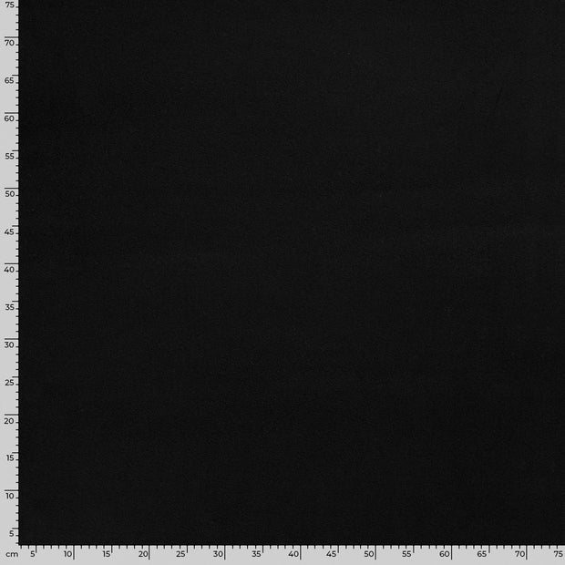 Mantel Wool Touch tela Unicolor Negro