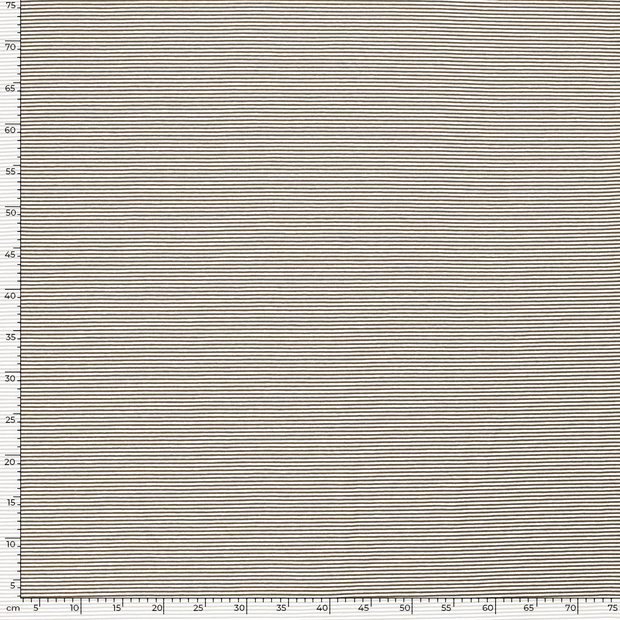 Baumwolle Jersey Yarn Dyed fabrik Streifen Braun-Taupe