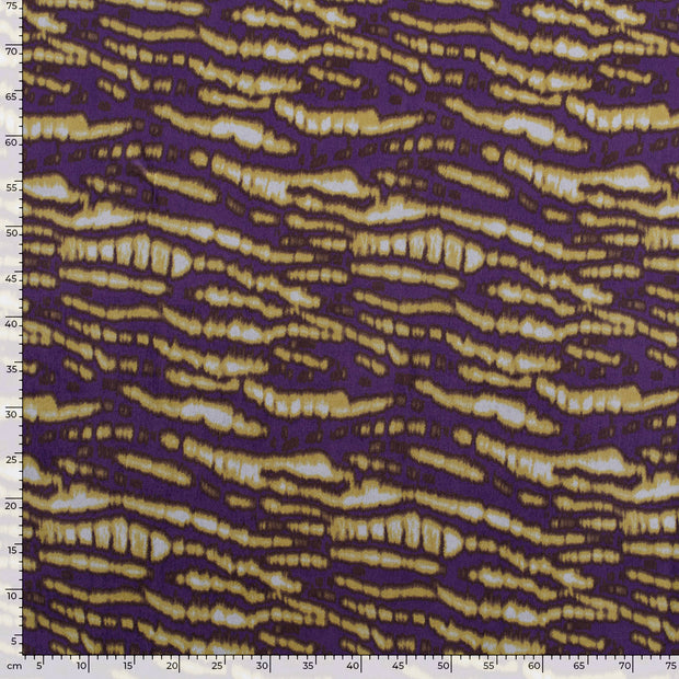 Satin Velvet fabric Abstract Purple