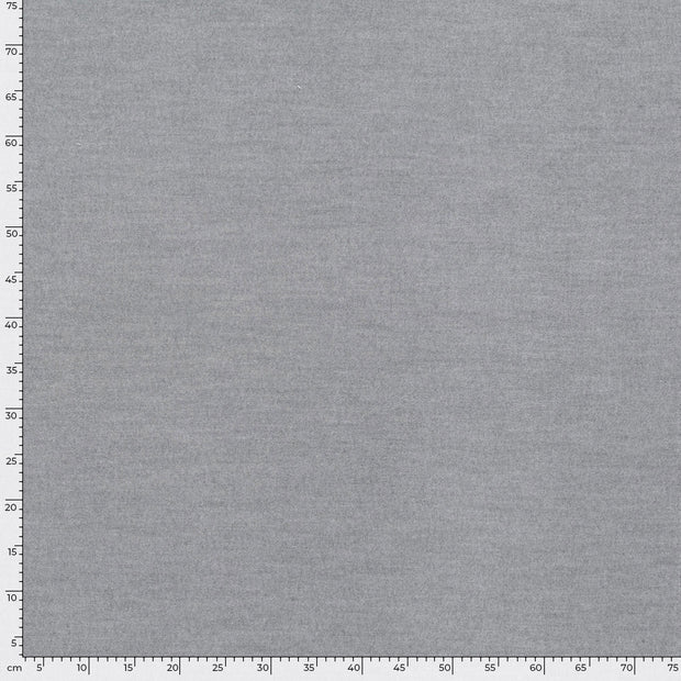 Mantel Wool Touch fabric Unicolour Grey