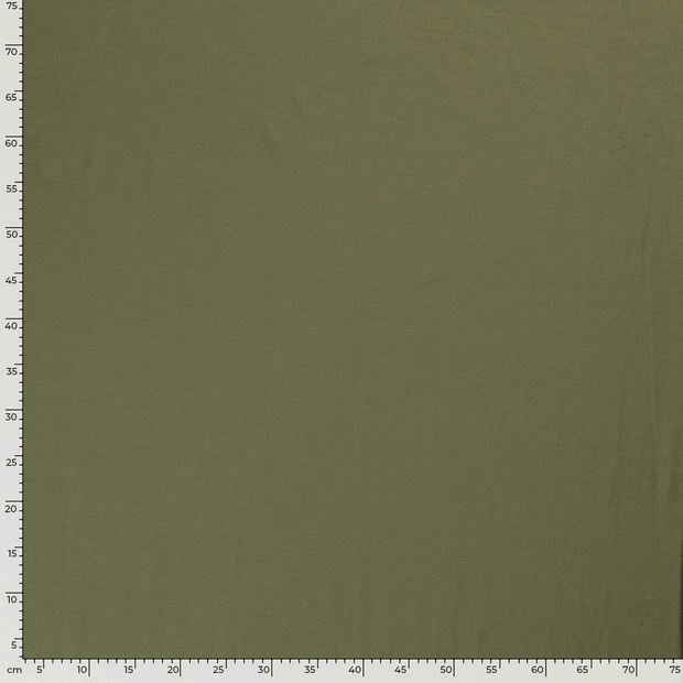 Cotton Jersey fabric Unicolour Forest Green