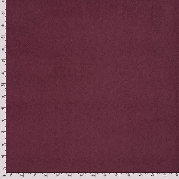 Microfleece tela Unicolor Aubergine