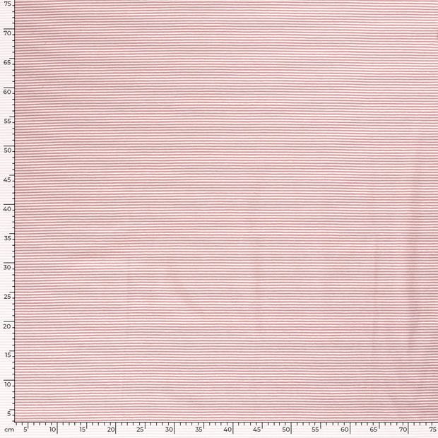 Jersey de Coton Fil Teint tissu rayures Mauve