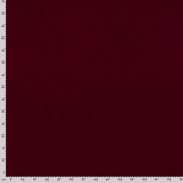 Mantel Wool Touch stof Effen Bordeaux