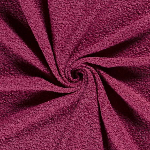 Bouclé tissu Fuchsia 