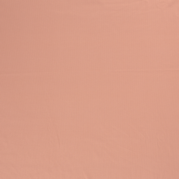 Rib Jersey fabric Coral matte 