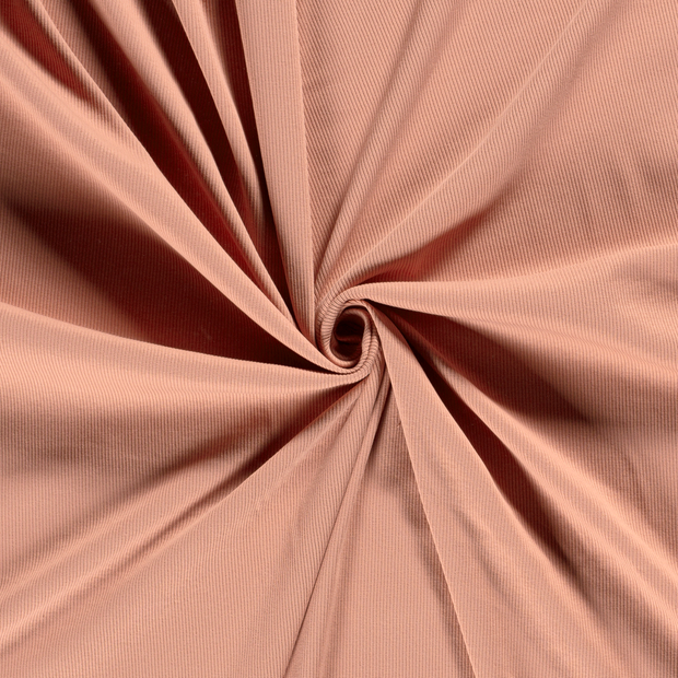 Rib Jersey fabric Coral 