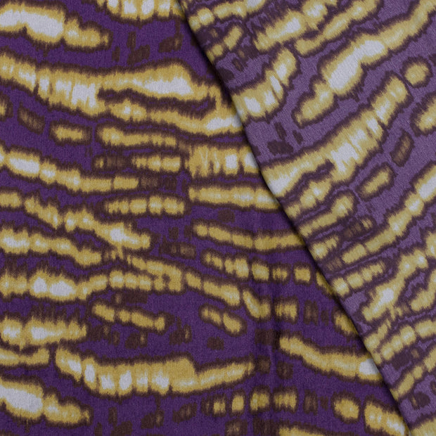 Satin Velvet fabric Abstract printed 