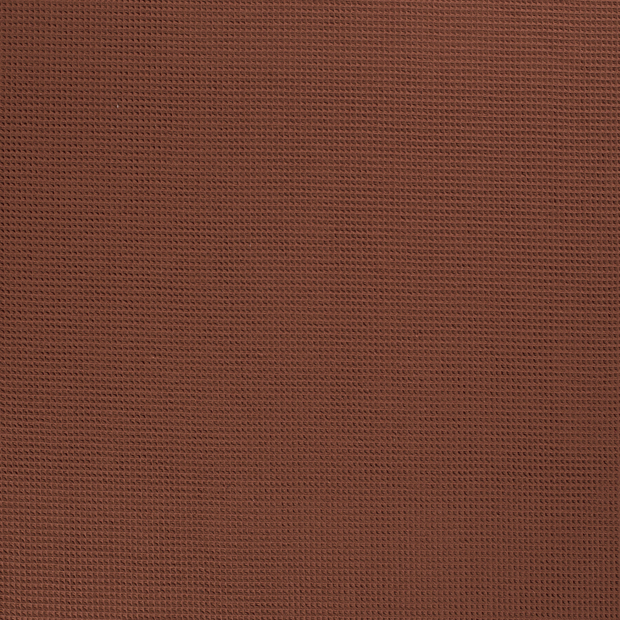 Waffle piqué fabric Redwood matte 