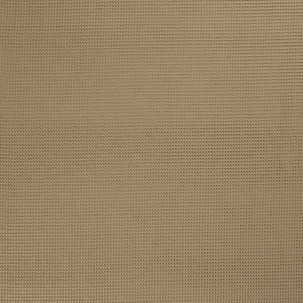 Wafel Piqué stof Beige mat 