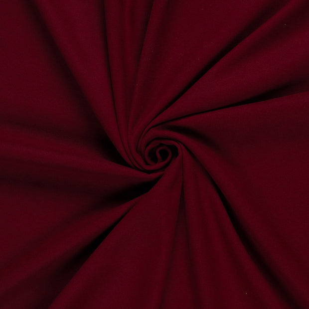 Mantel Wool Touch fabric Bordeaux brushed 