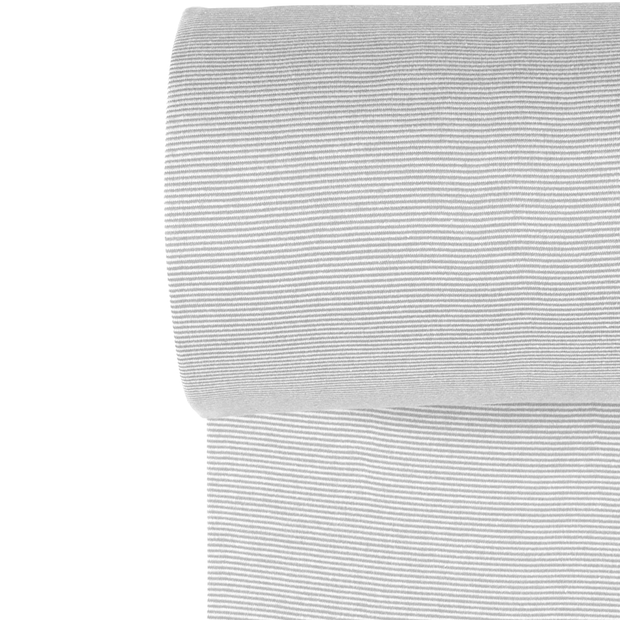 Bord Cote Fil Teint tissu rayures Gris clair