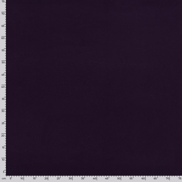 Mantel Wool Touch stof Effen Aubergine