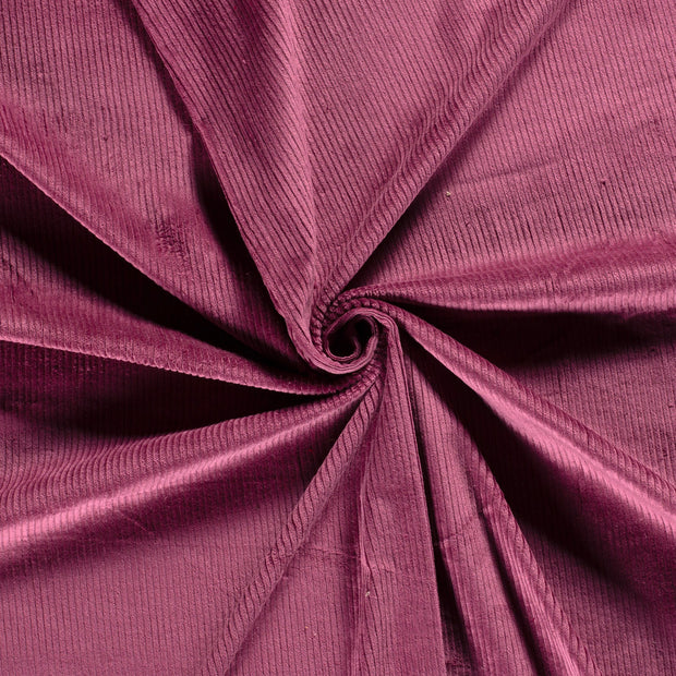 Jumbo Cord Stretch 6w fabric Magenta 