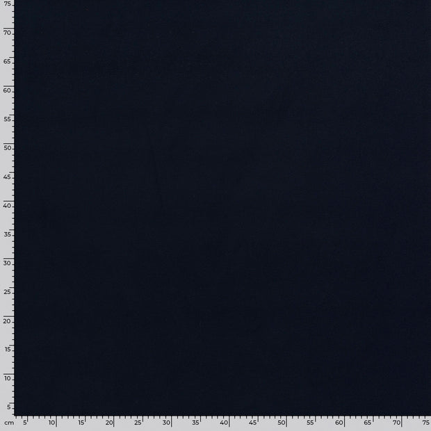 Mantel Wool Touch fabric Unicolour Navy