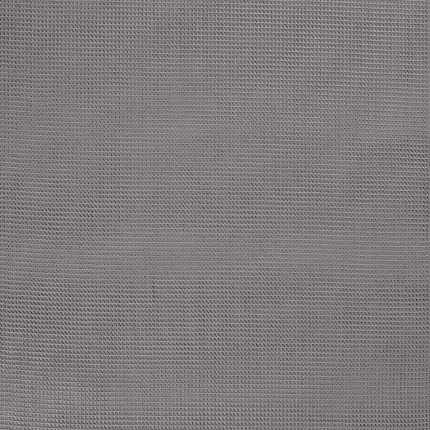 Waffle piqué fabric Grey matte 