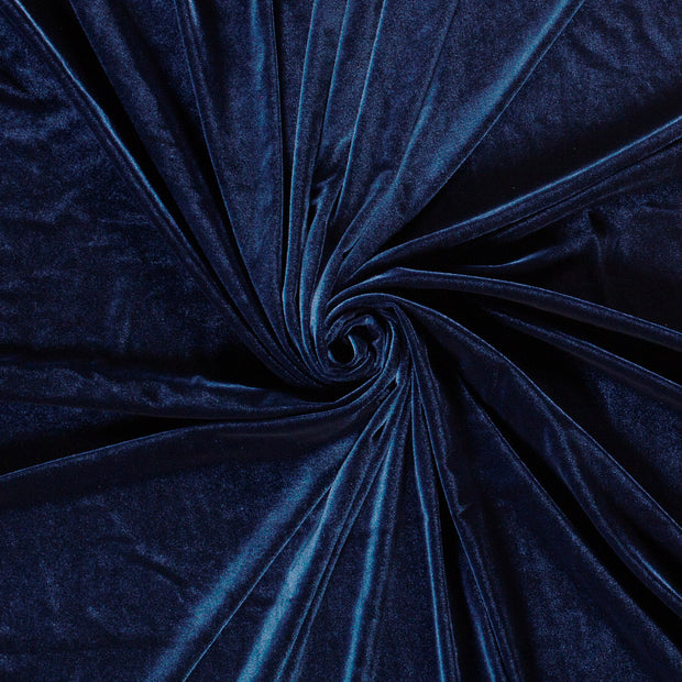 Velvet fabric Navy 