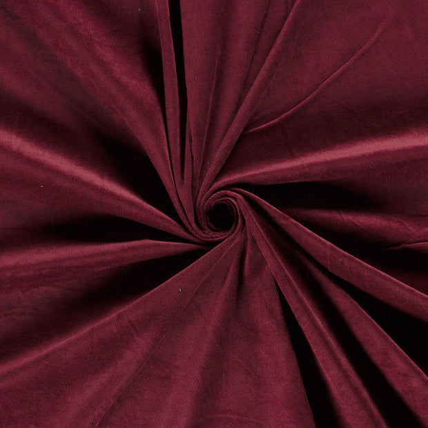 Needlecord Stretch 16w fabric Bordeaux 