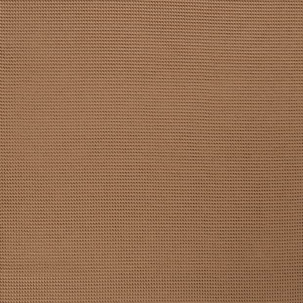 Waffle piqué fabric Nutmeg matte 