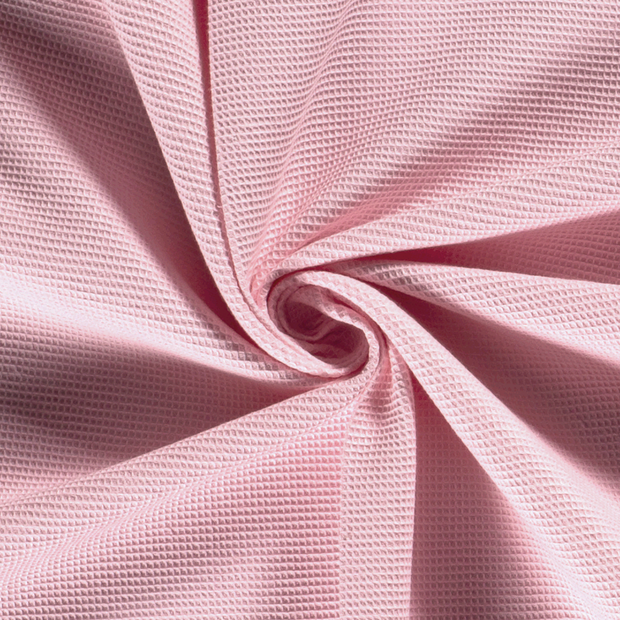 Kimono tissu Unicolore Rose