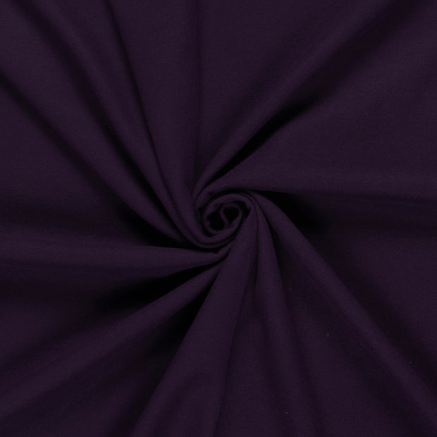 Mantel Wool Touch fabric Aubergine brushed 