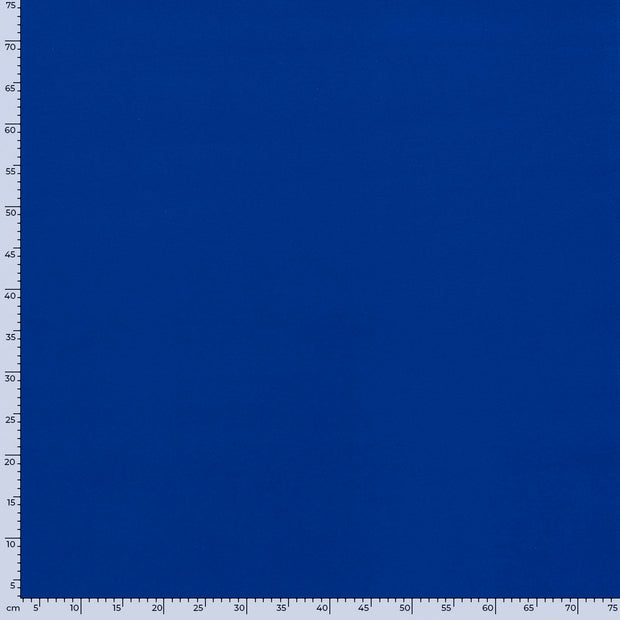 Mantel Wool Touch fabric Unicolour Cobalt