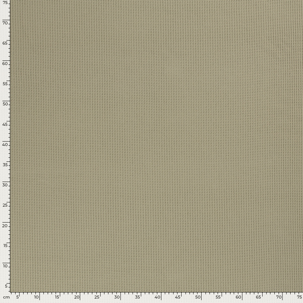 Knitted Waffle fabric Unicolour Olive Green