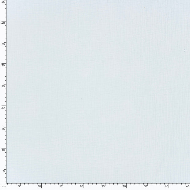 Muslin fabric Unicolour Baby Blue