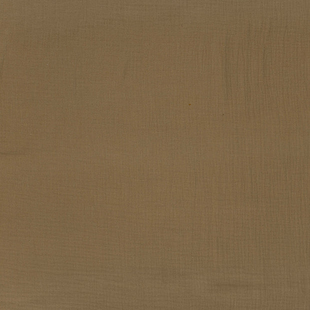 Muslin fabric Camel matte 