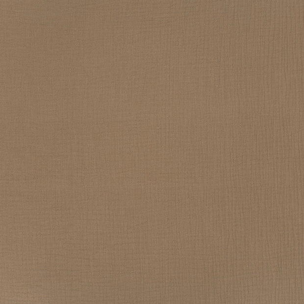 Muslin fabric Camel matte 