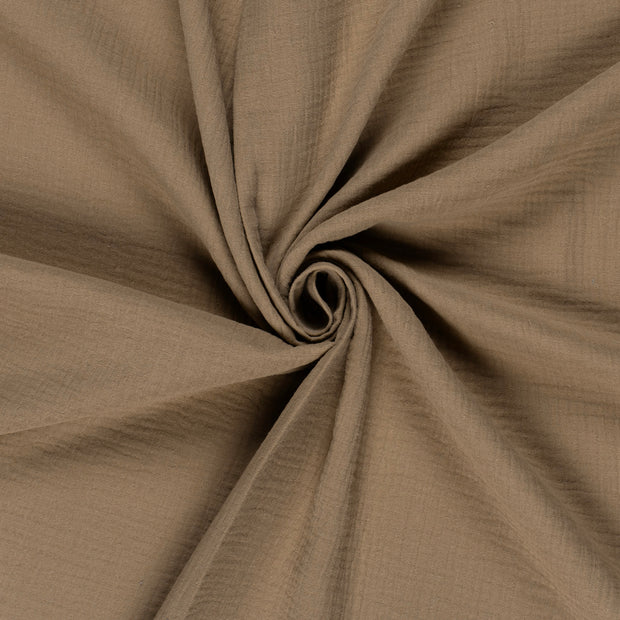 Muslin fabric Camel 