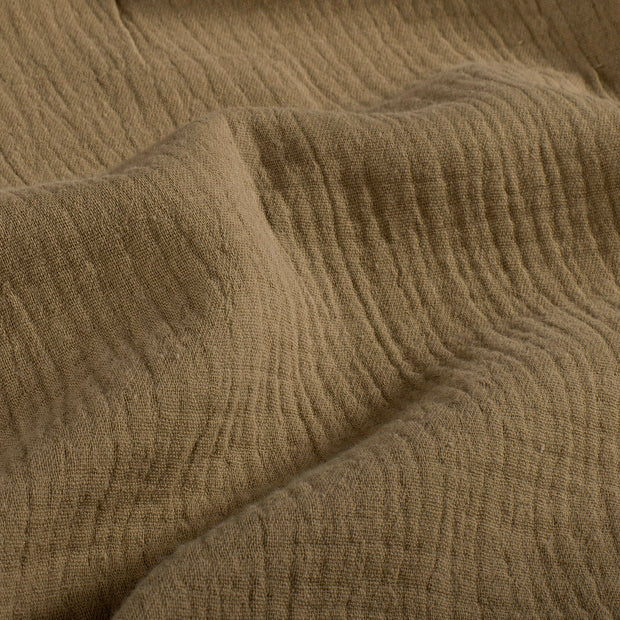 Muslin fabric Unicolour Camel