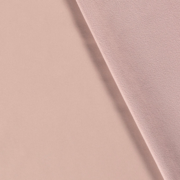 Softshell tissu Unicolore Rose clair