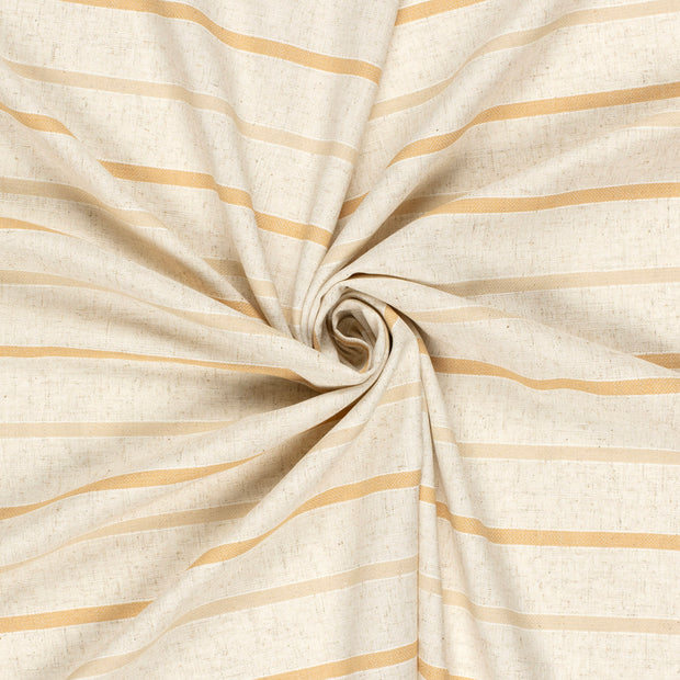 Geweven Viscose Linnen stof Beige 