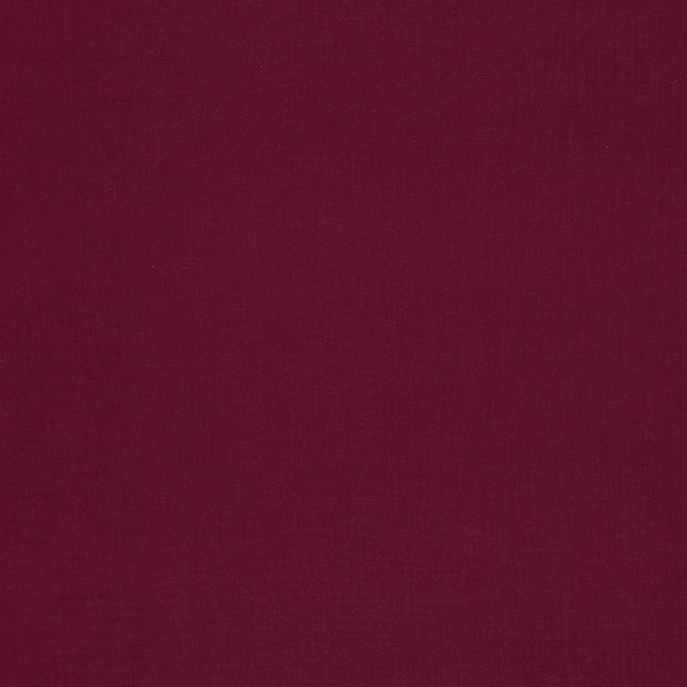 Muslin fabric Wine red matte 