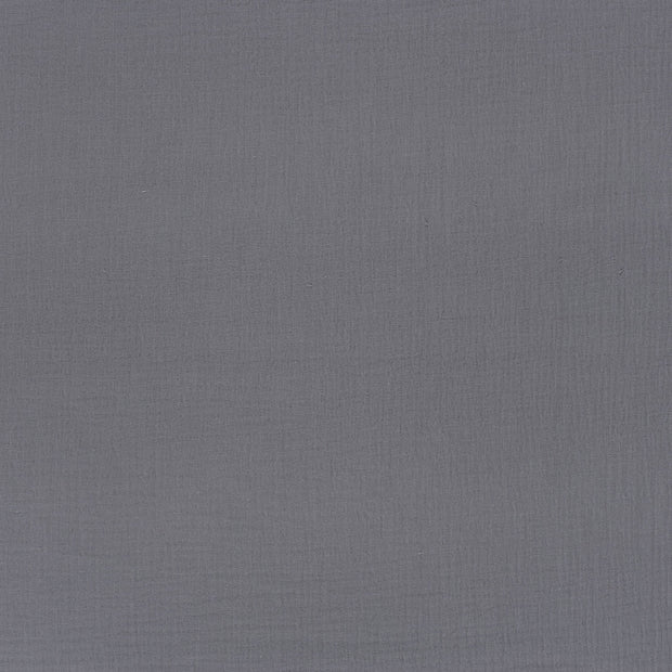 Muslin fabric Grey matte 