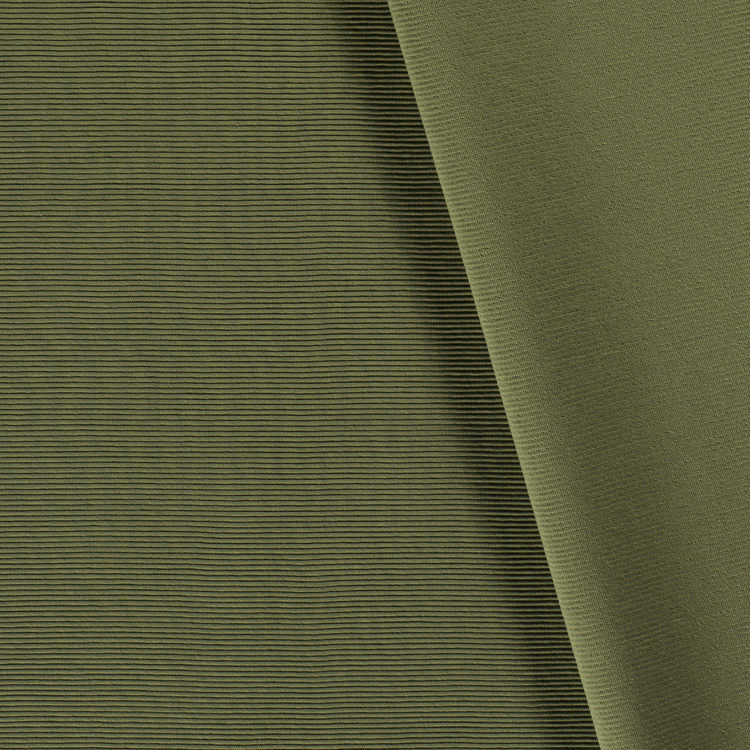 Rib Jersey fabric Unicolour Forest Green