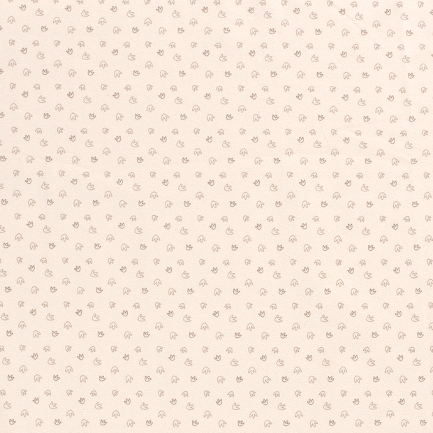 Cotton Jersey fabric Abstract Beige