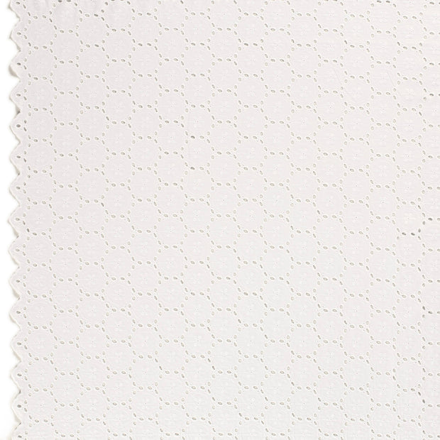 Voile tissu Blanc optique mat 