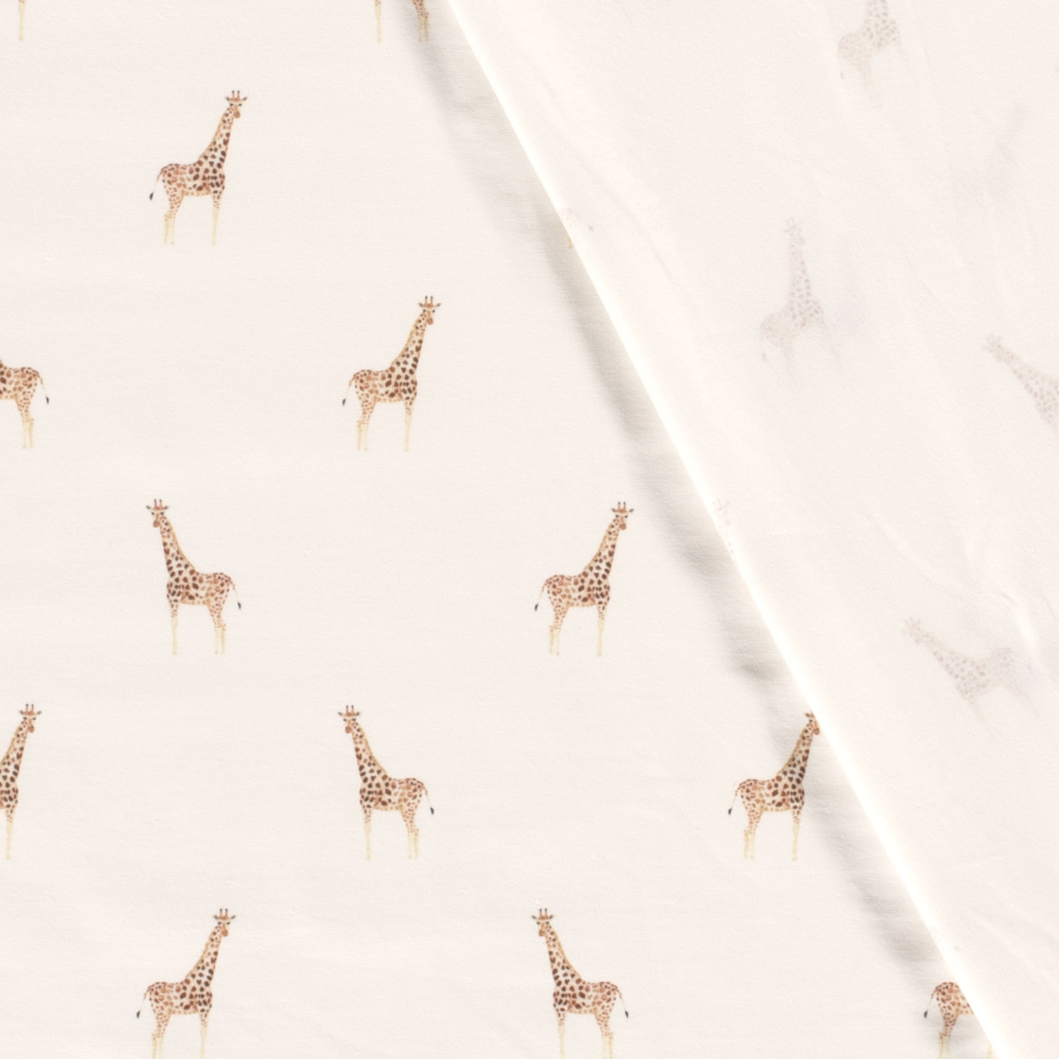 Giraffe sale jersey fabric