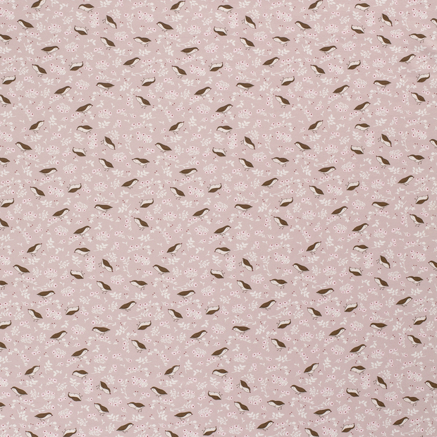 Cotton Jersey fabric Old Pink soft 