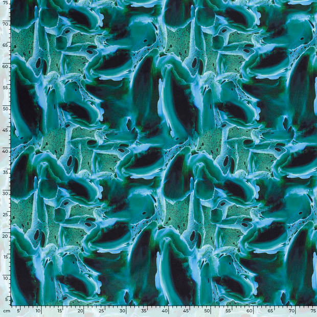 Sportswear Jersey fabric Abstract Dark Green