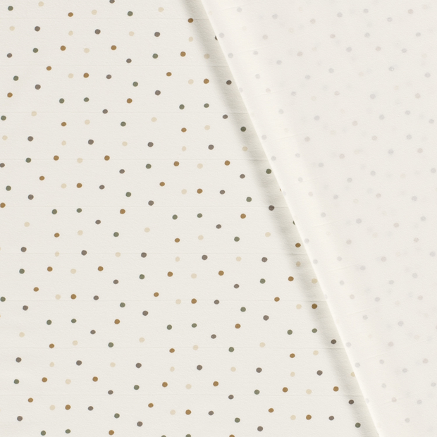 Cotton Jersey fabric Dots printed 