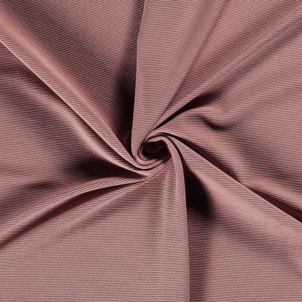 Ottoman jersey fabric Mauve 