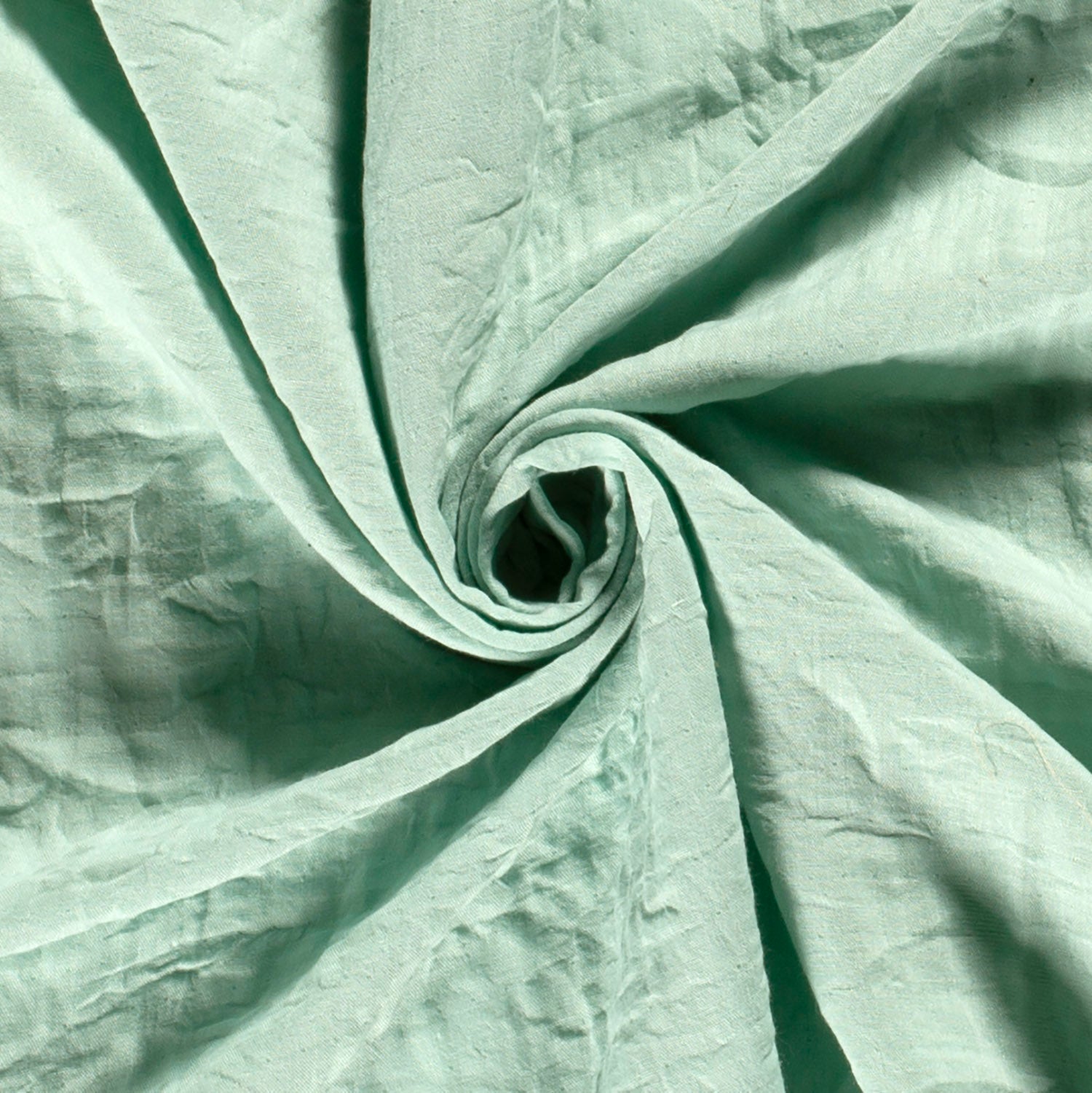 Frosty Green Linen Fabric