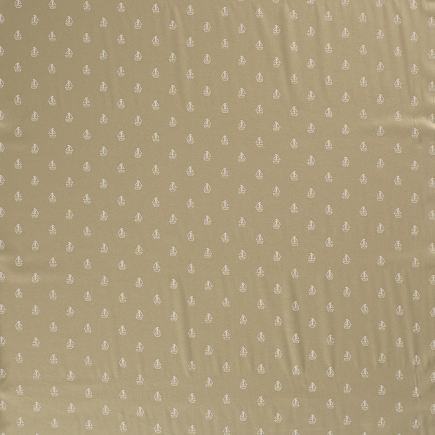 Cotton Poplin fabric Olive Green matte 